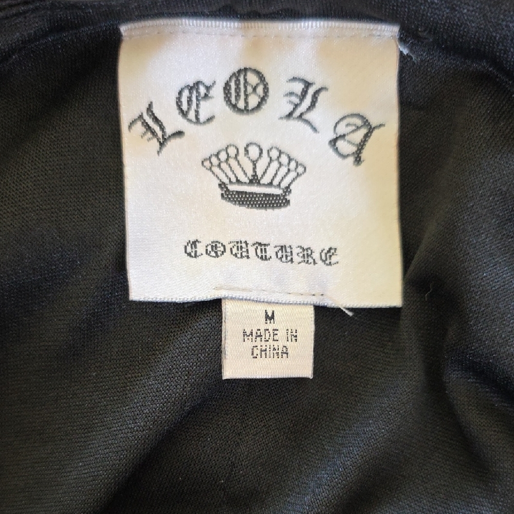 Black Ruffled Strapless Bodycon Dress NWOT - Picture 5 of 5